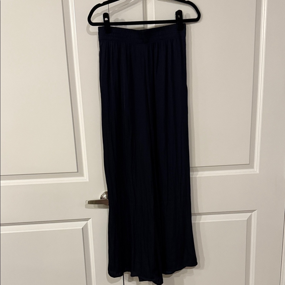 Industry Navy Wide-Leg Pants size M